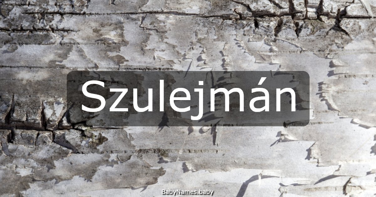 Szulejmán