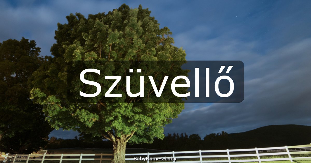 Szüvellő