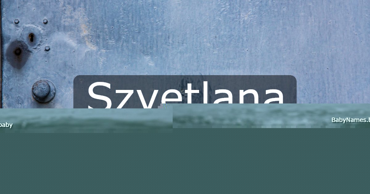 Szvetlana