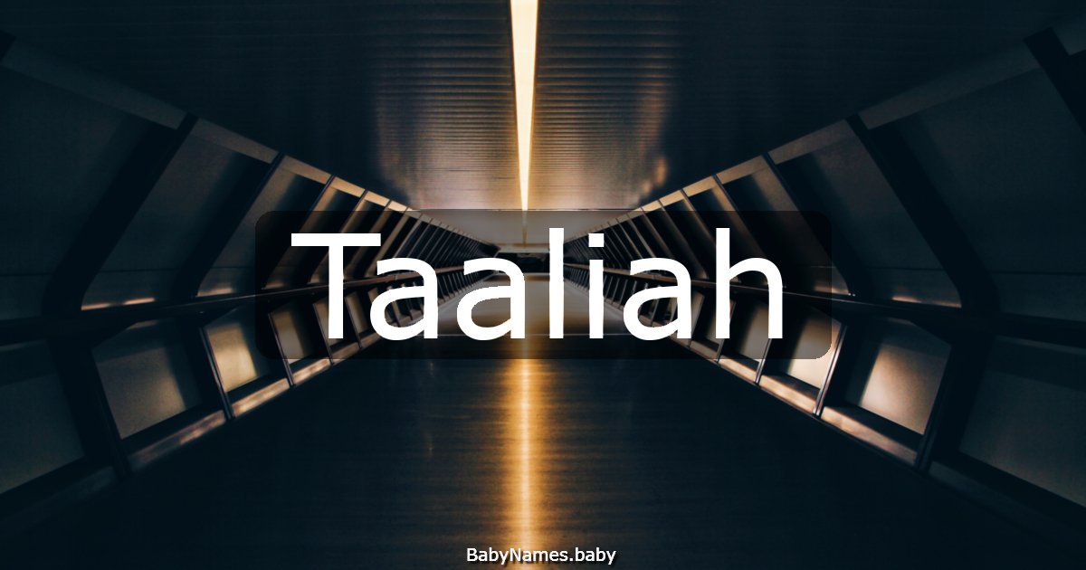 Taaliah