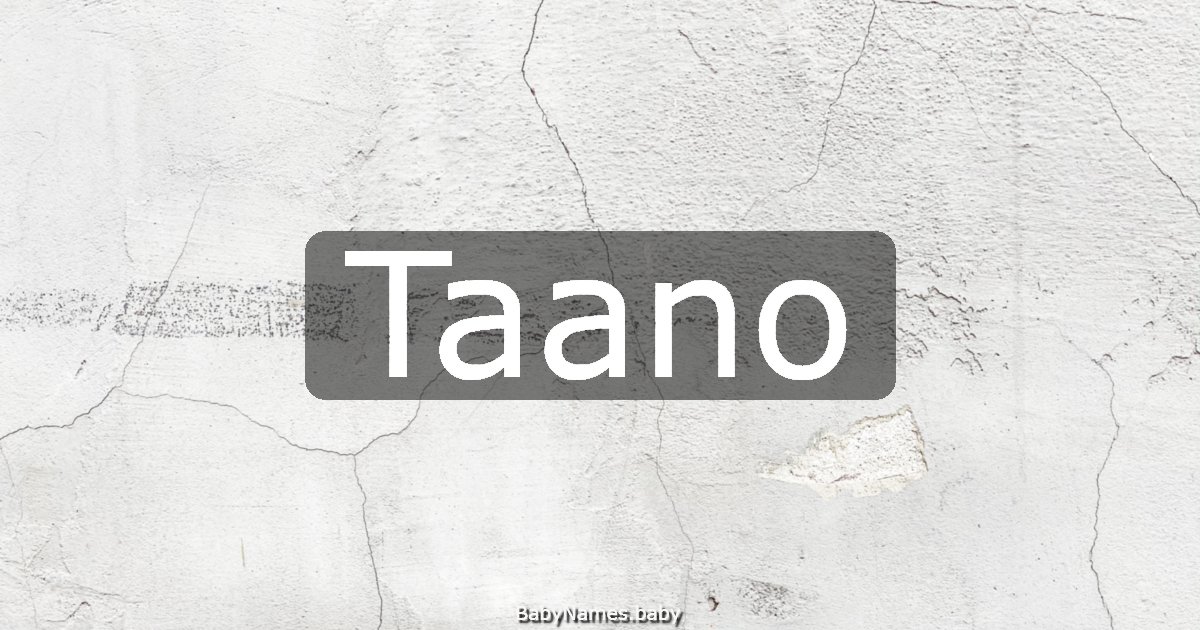 Taano