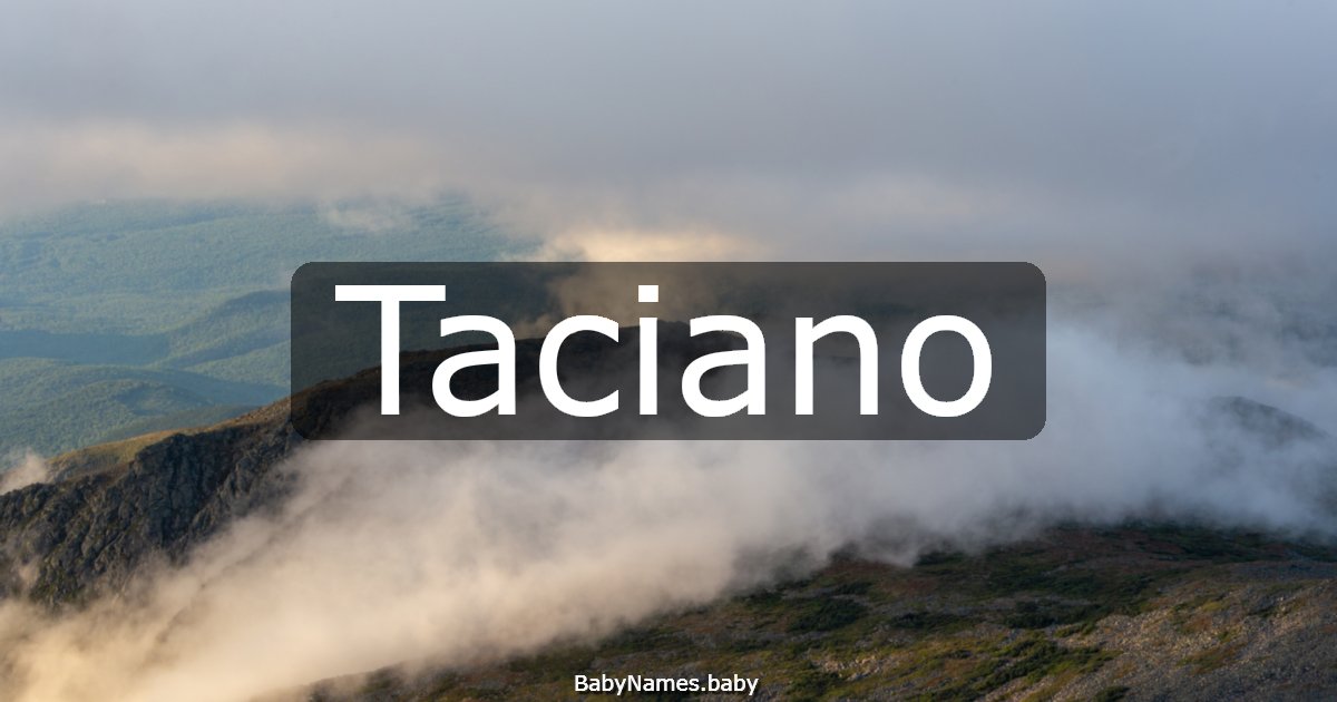 Taciano