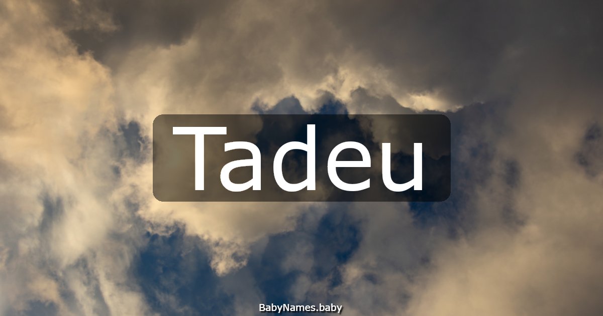 Tadeu