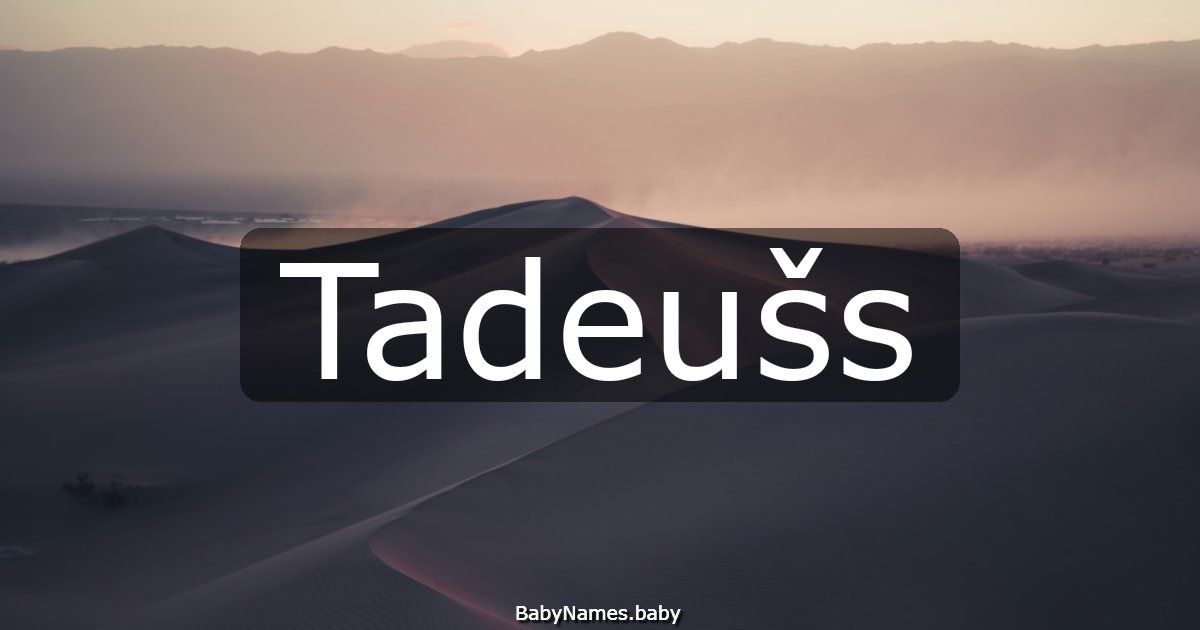 Tadeušs