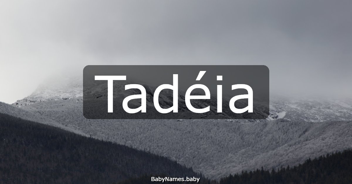 Tadéia