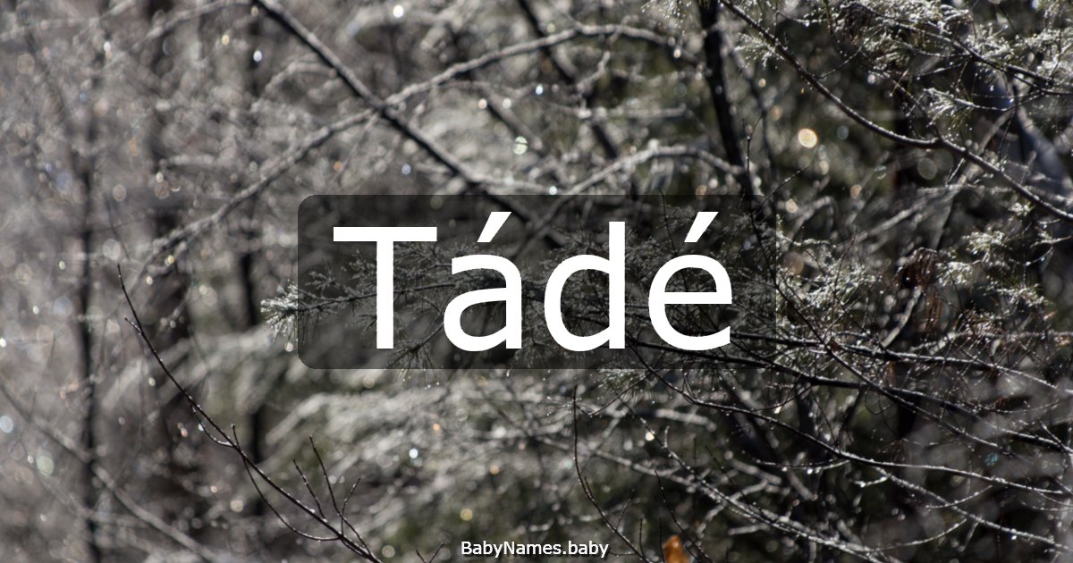 Tádé