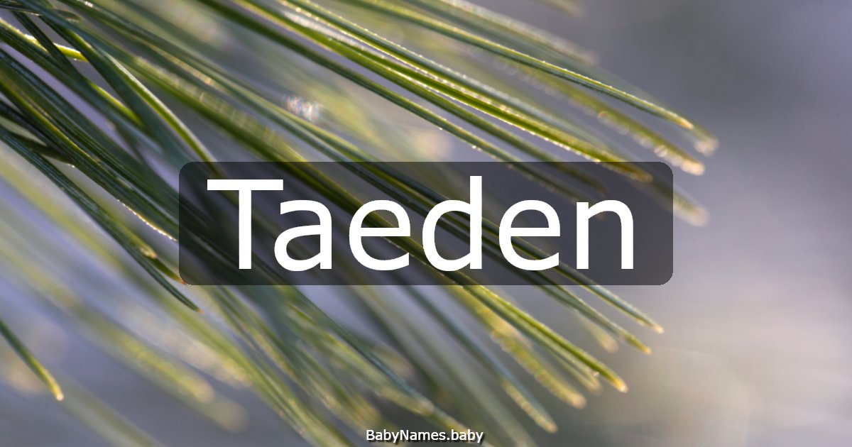 Taeden