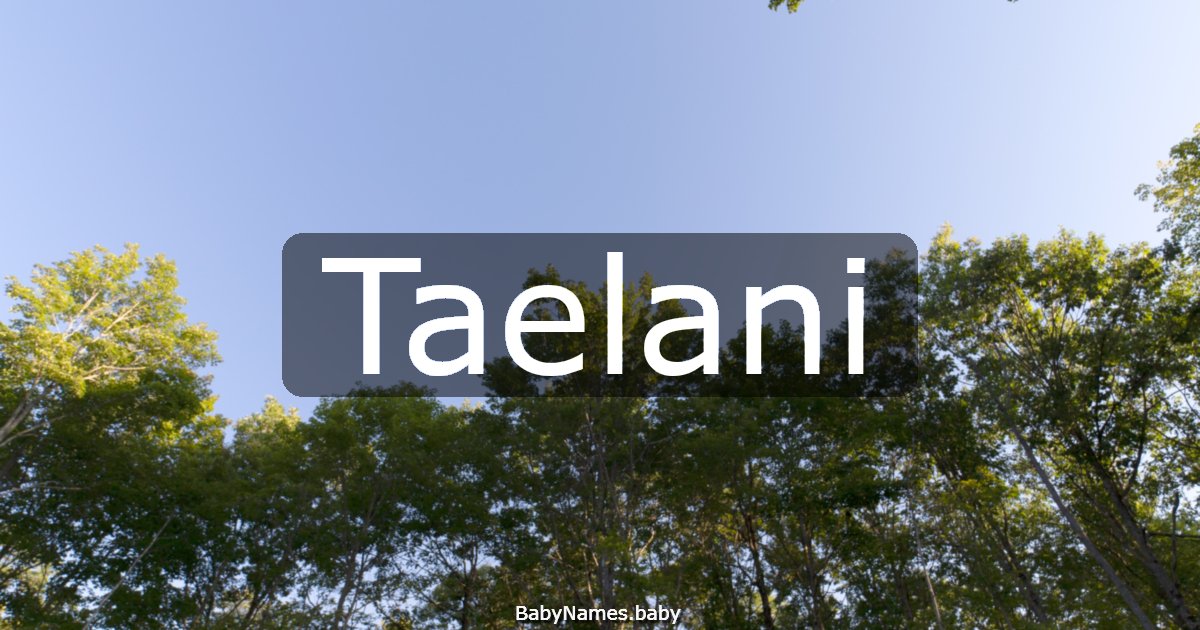 Taelani
