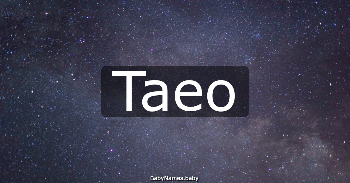 Taeo