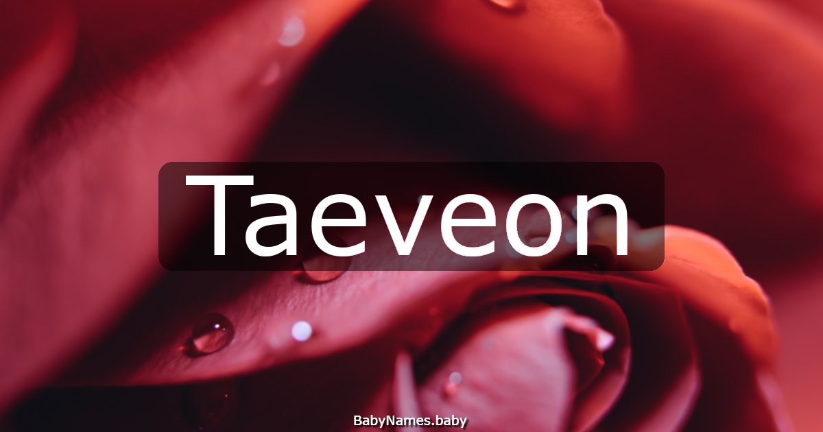 Taeveon