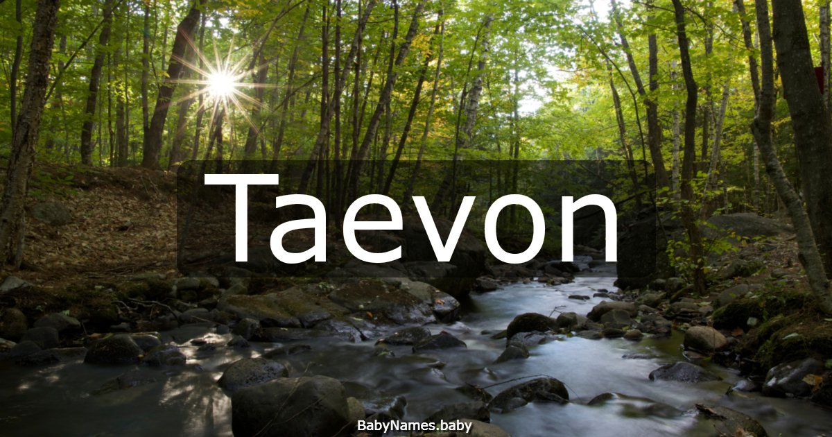 Taevon