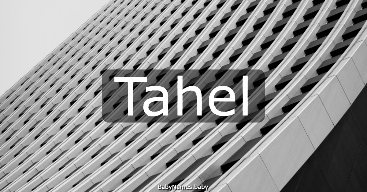 Tahel