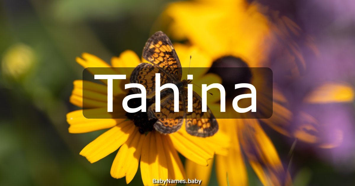 Tahina