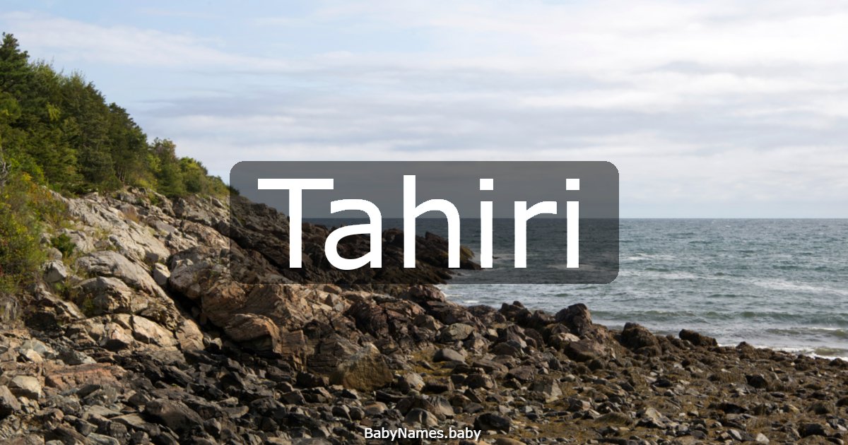 Tahiri