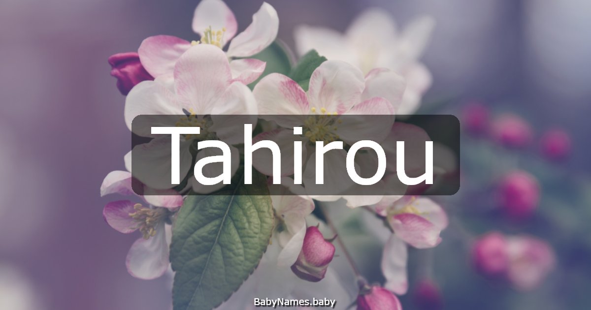 Tahirou
