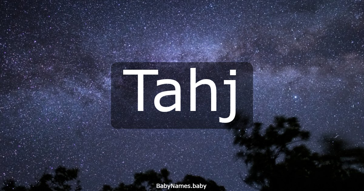 Tahj