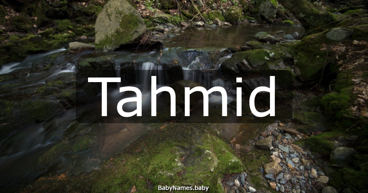 Tahmid