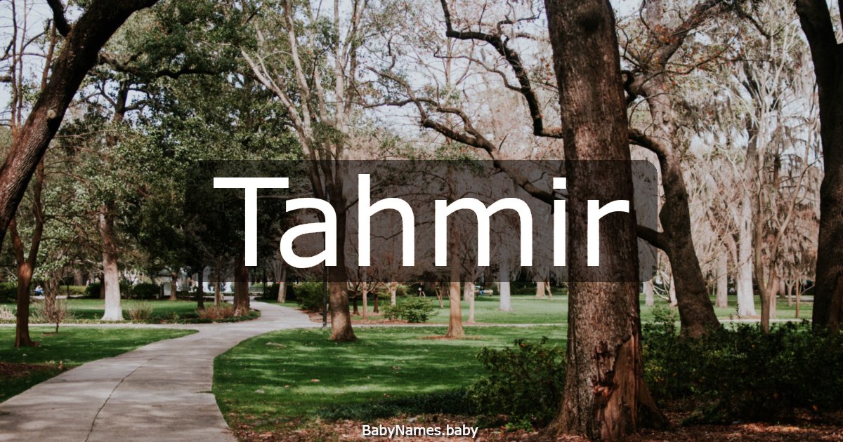 Tahmir