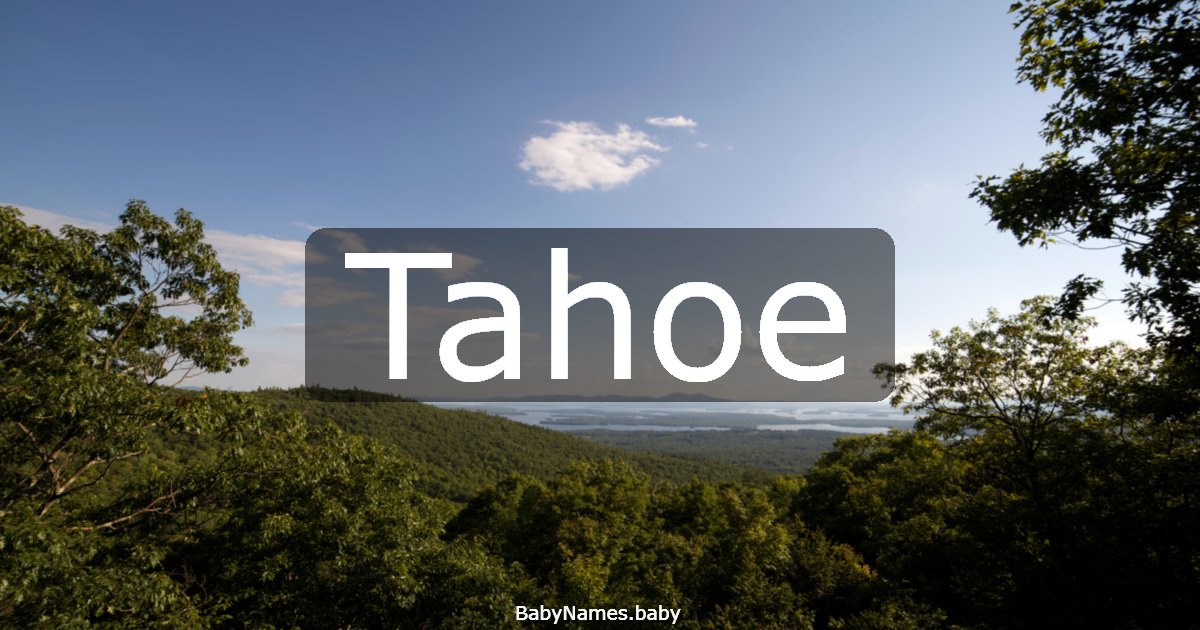 Tahoe