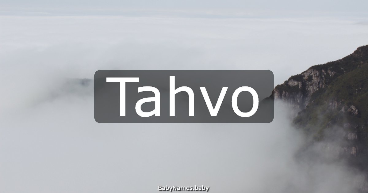 Tahvo