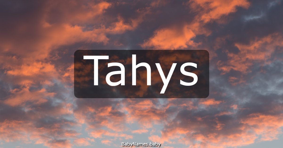 Tahys