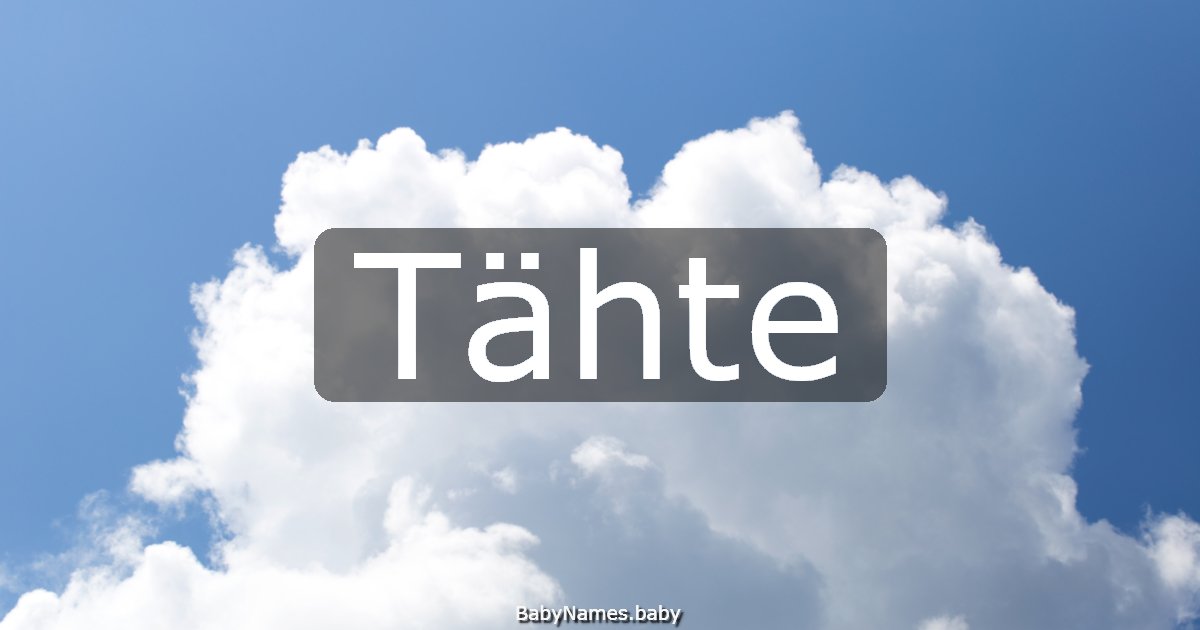 Tähte