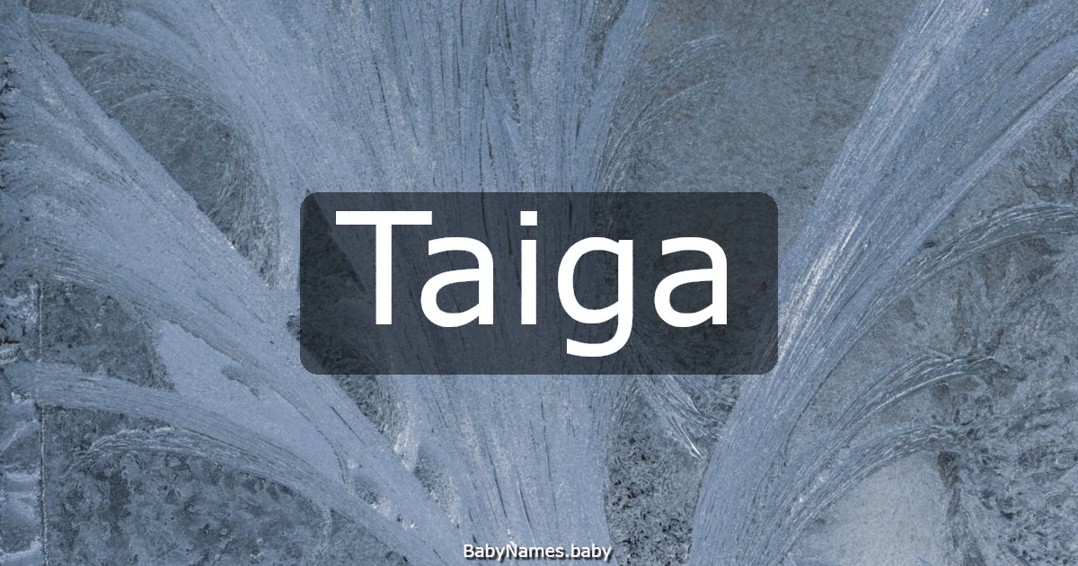 Taiga