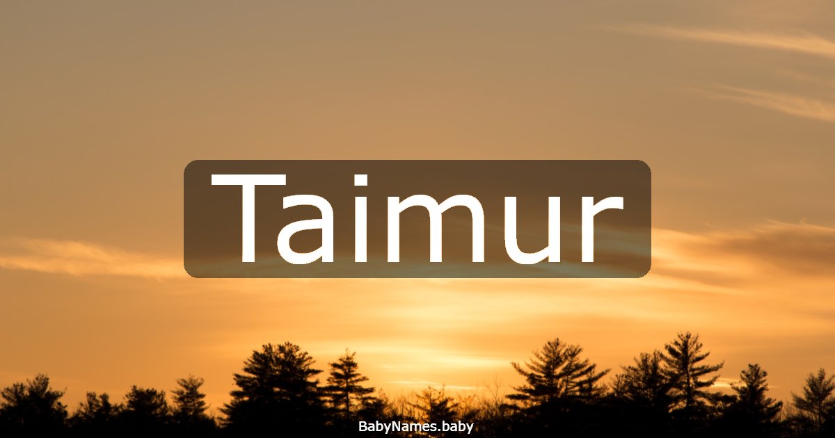 Taimur