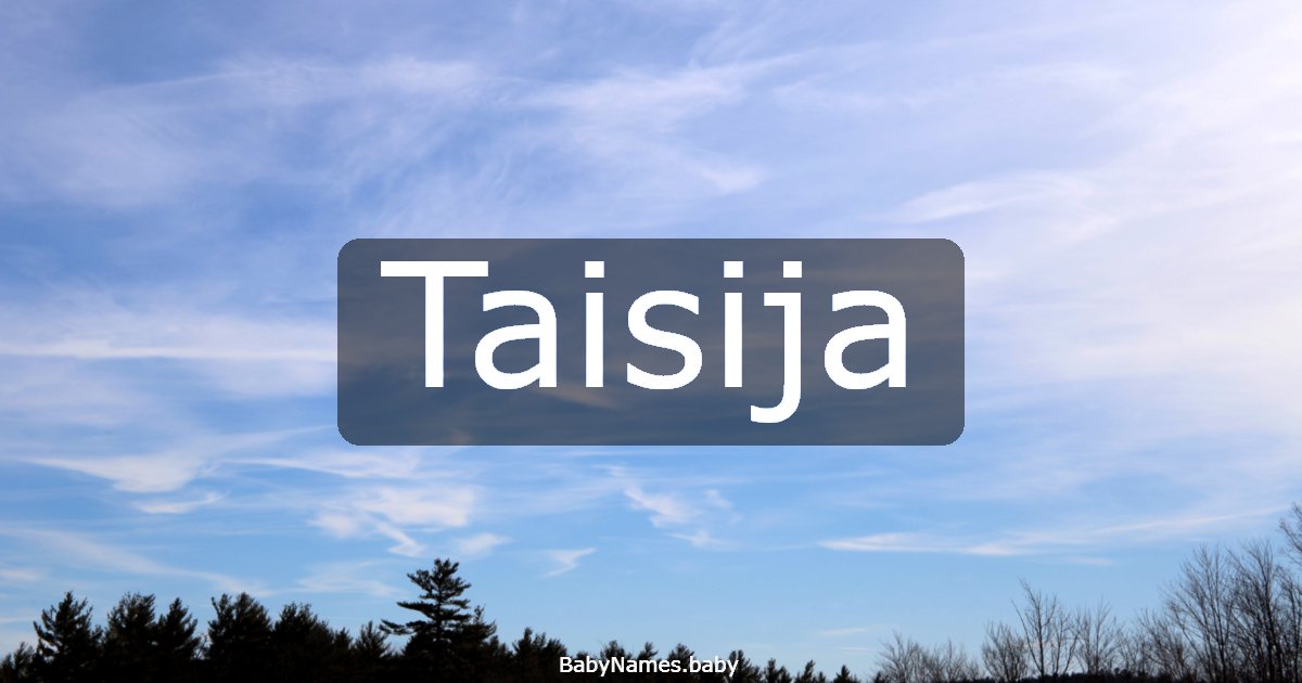 Taisija