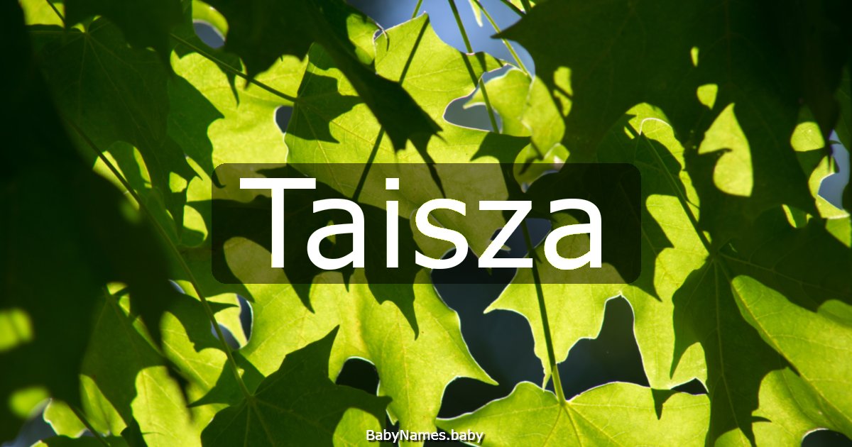 Taisza