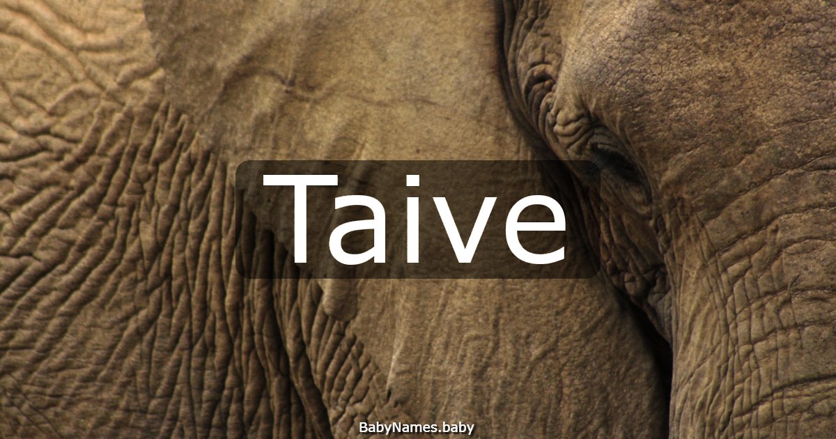 Taive