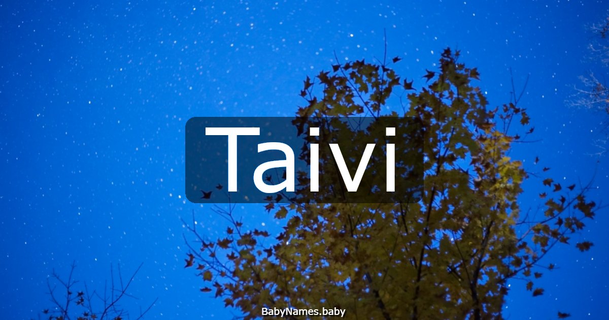 Taivi