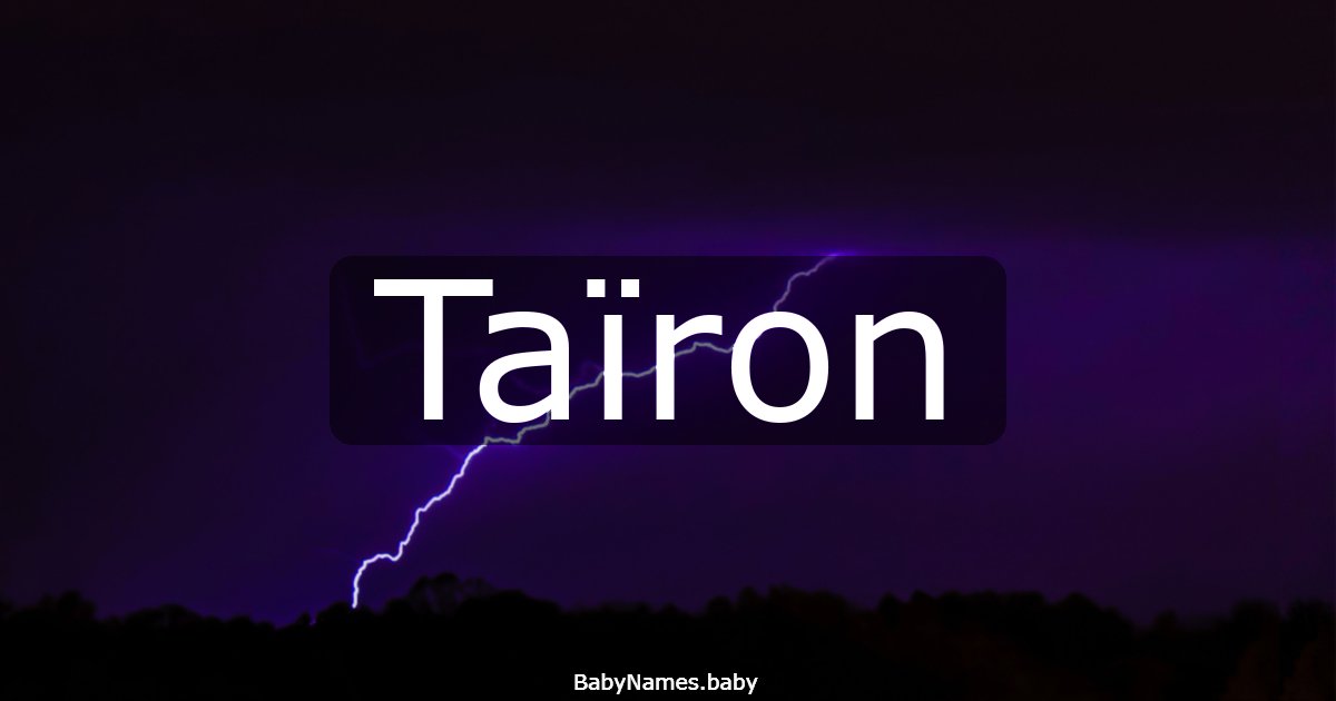 Taïron