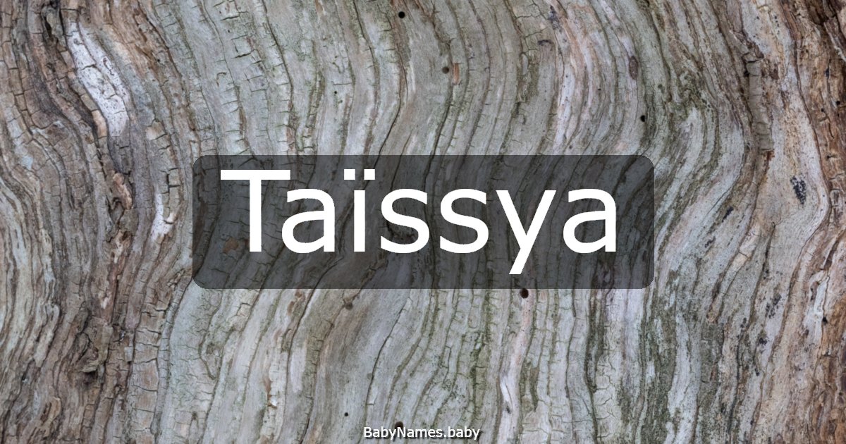 Taïssya