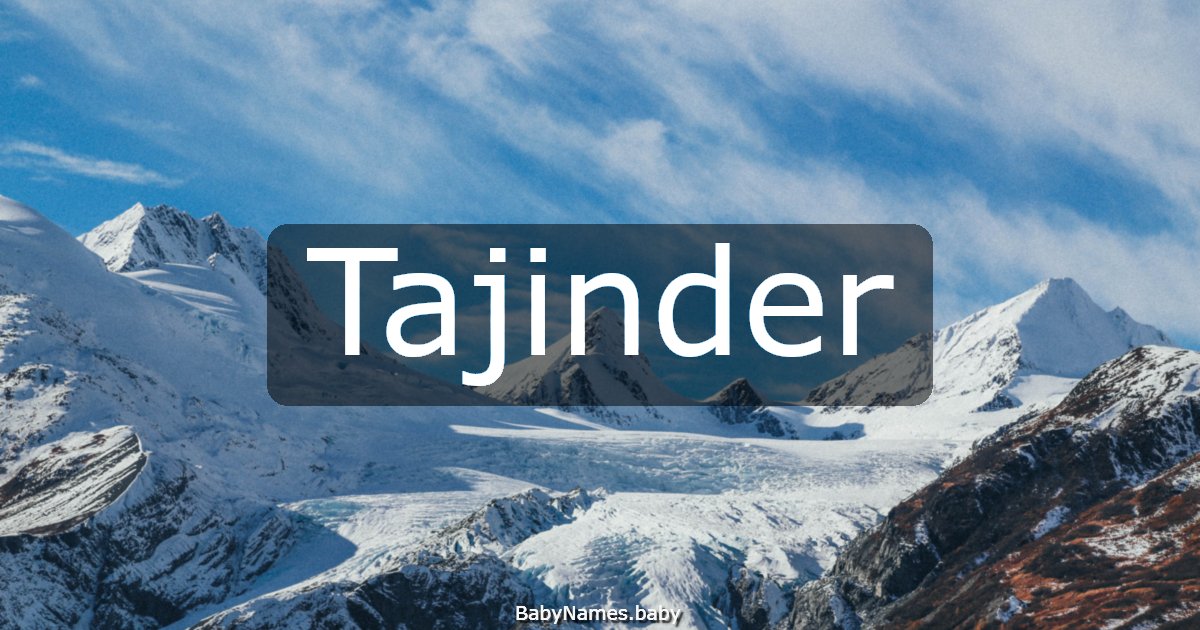 Tajinder