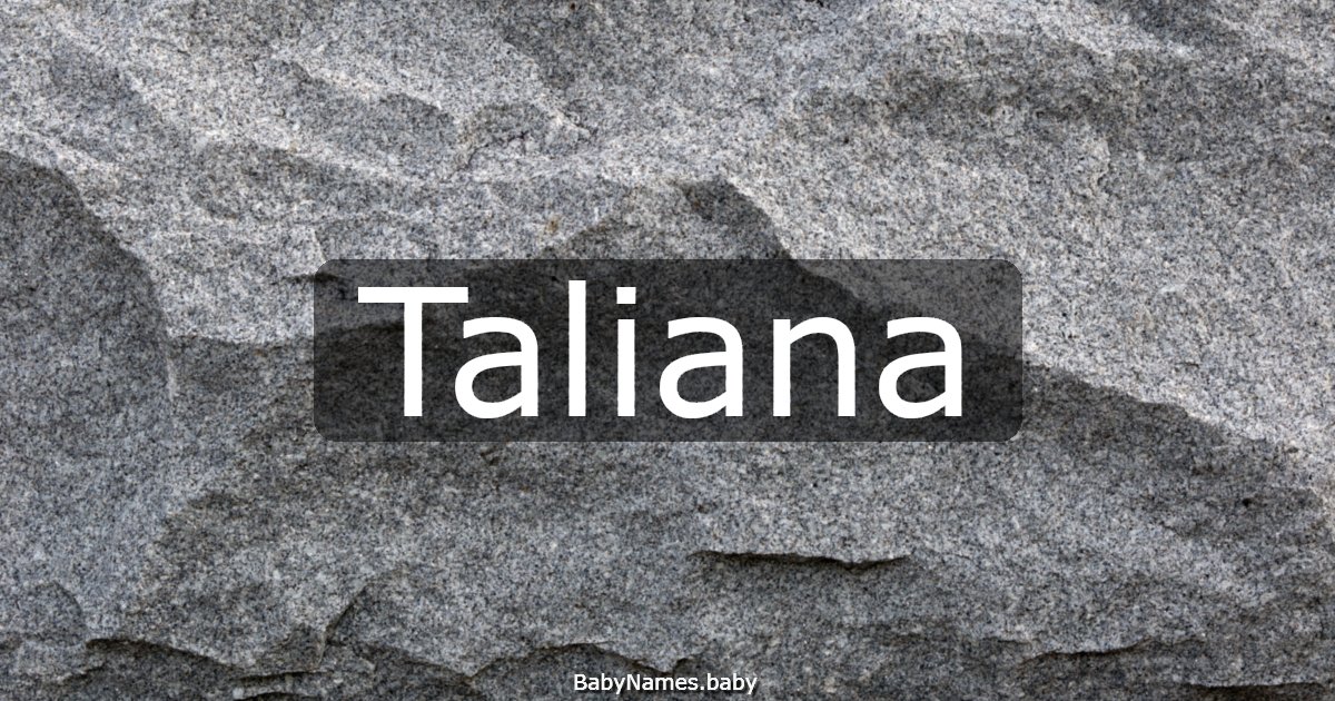 Taliana