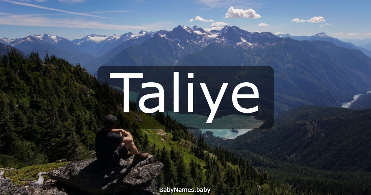 Taliye
