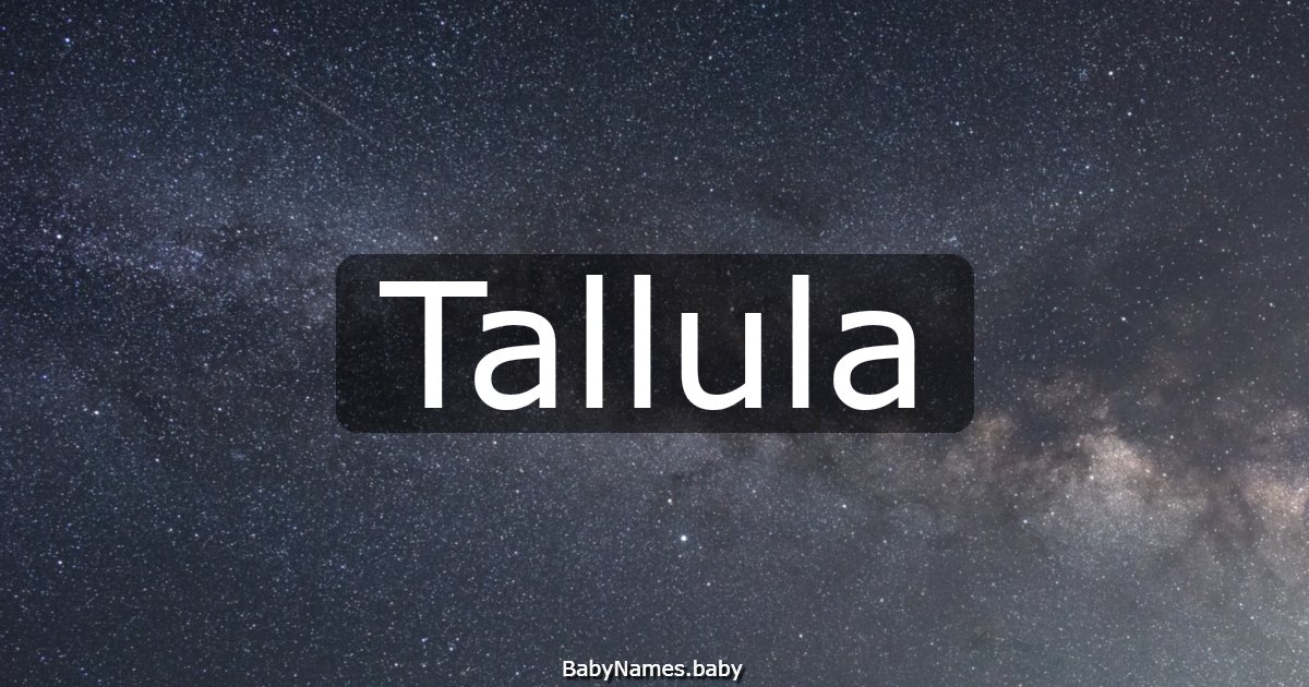 Tallula