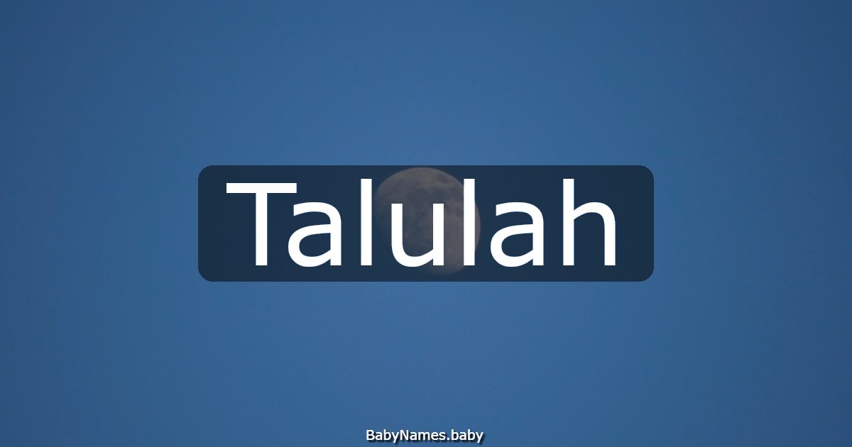 Talulah