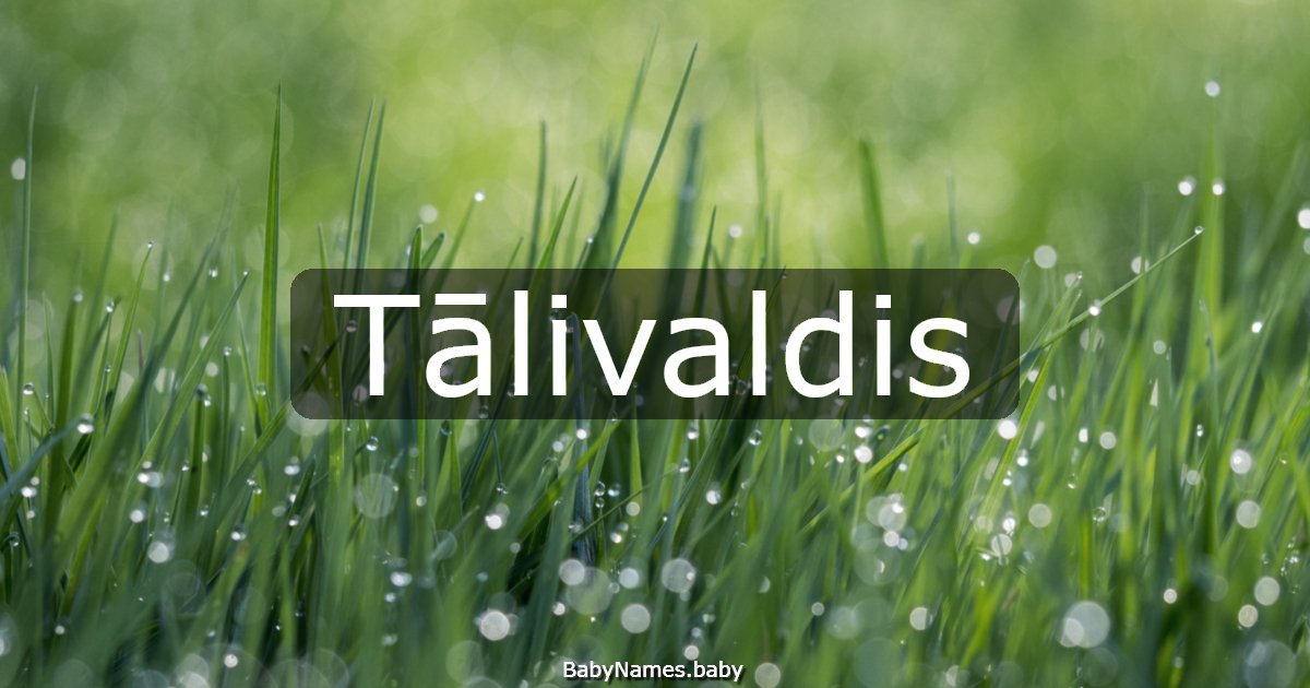 Tālivaldis