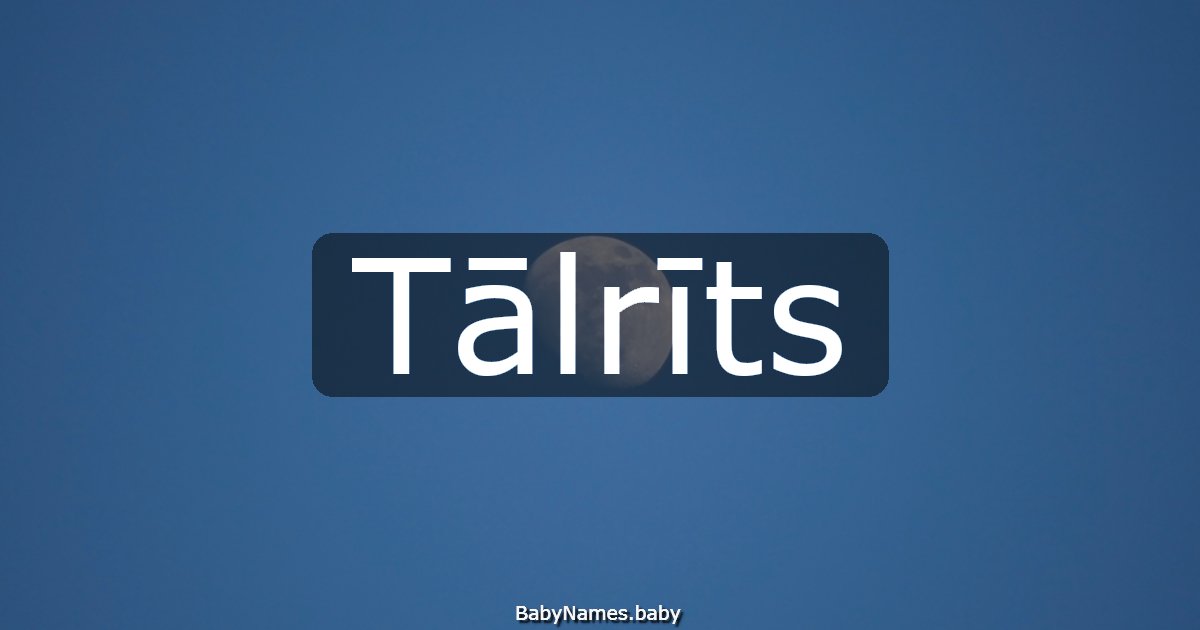 Tālrīts