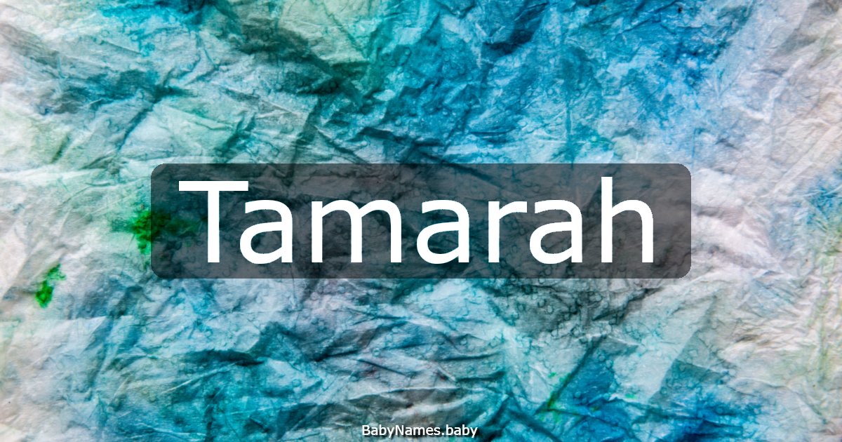 Tamarah