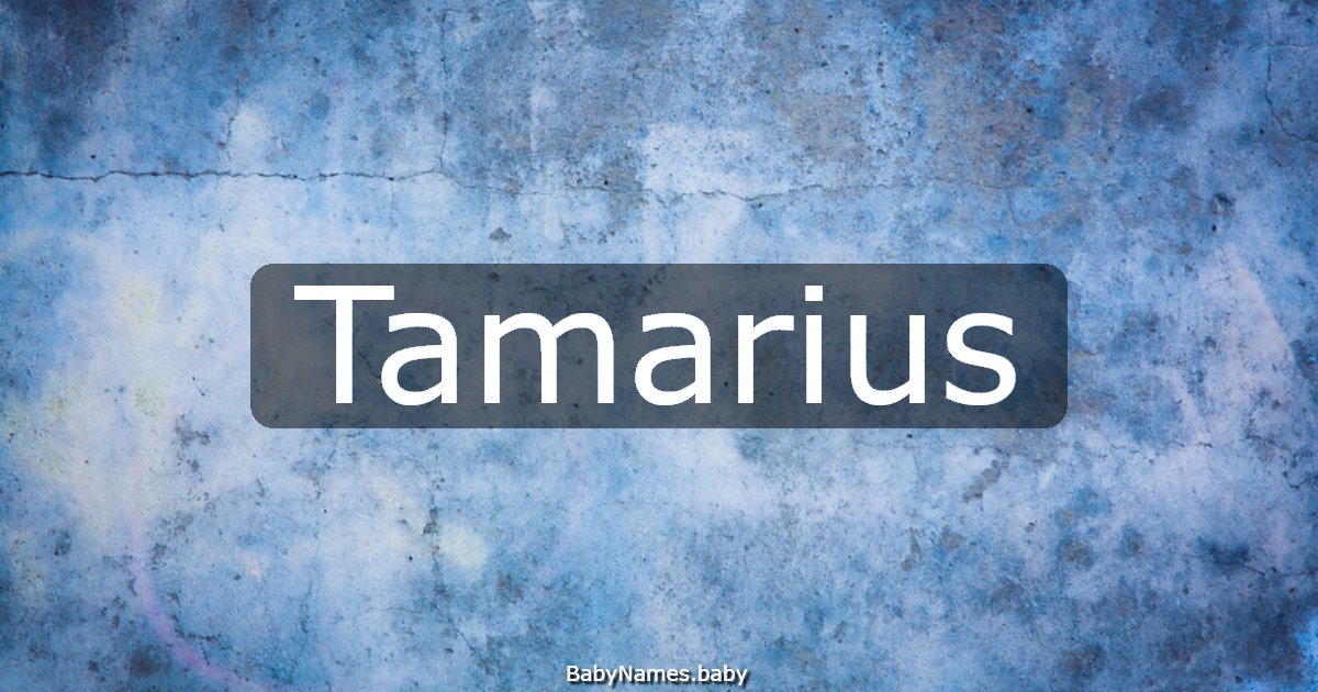 Tamarius