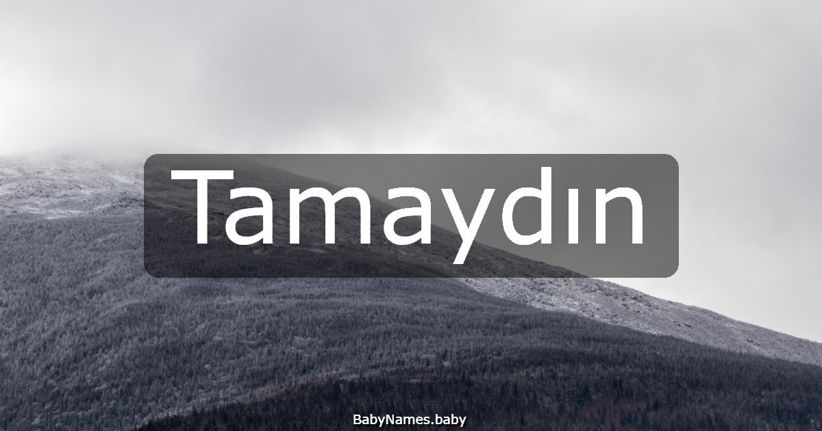 Tamaydın