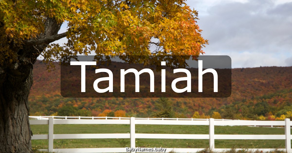 Tamiah