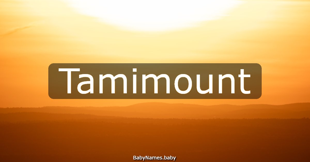 Tamimount