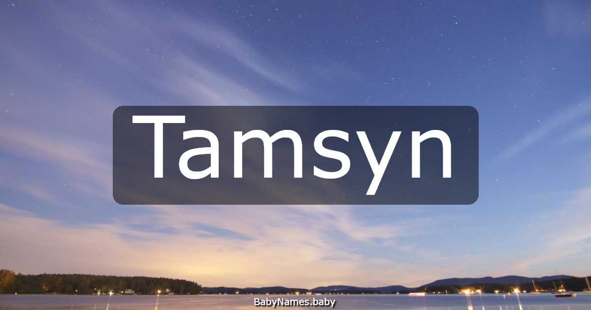 Tamsyn