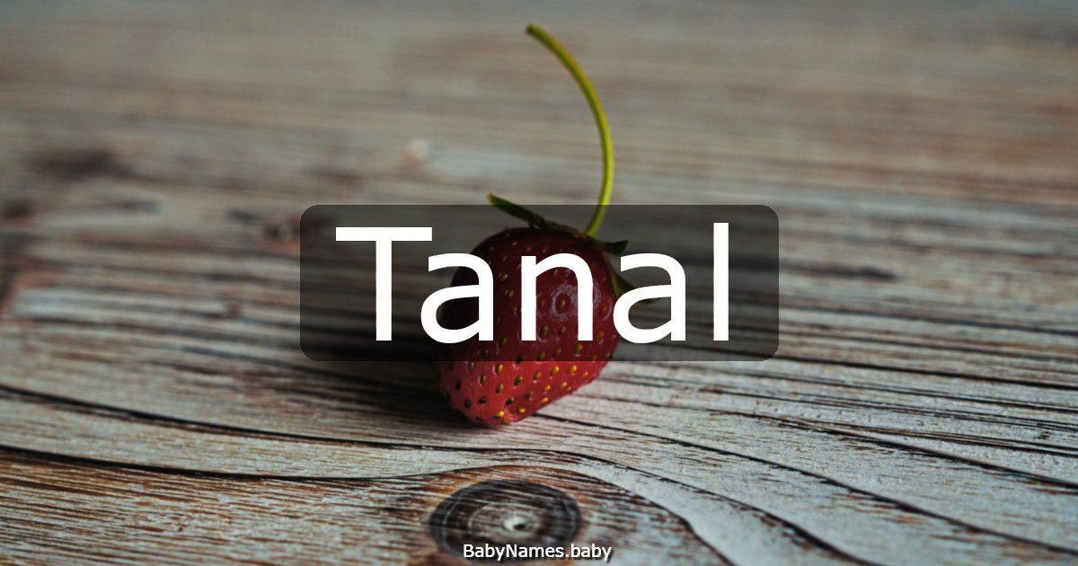 Tanal