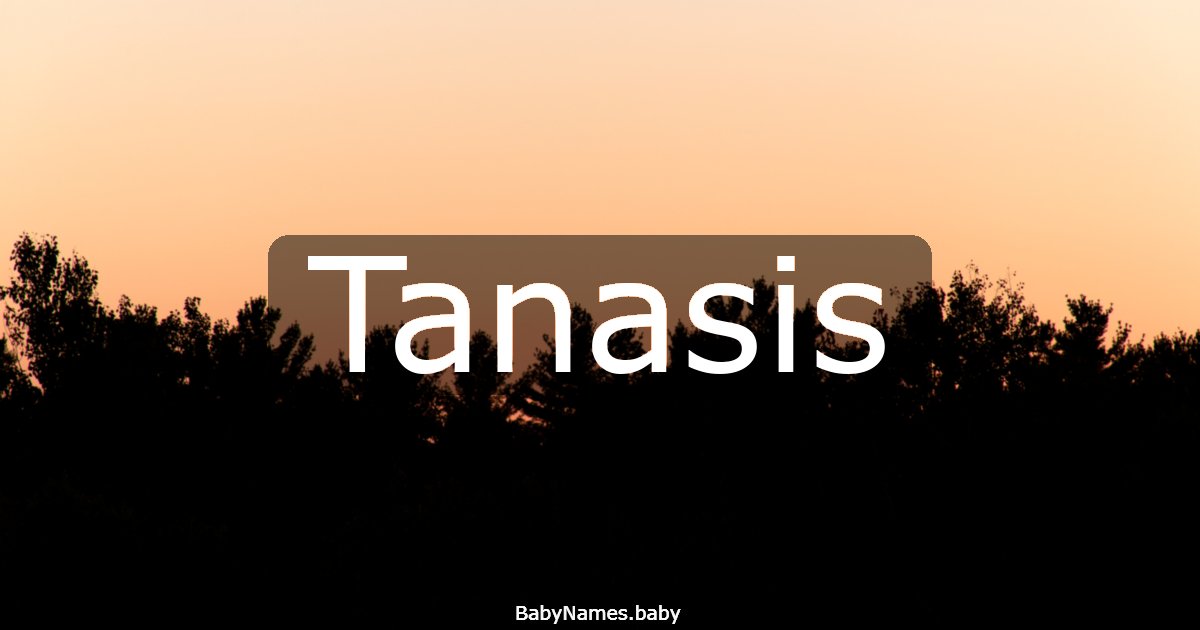 Tanasis