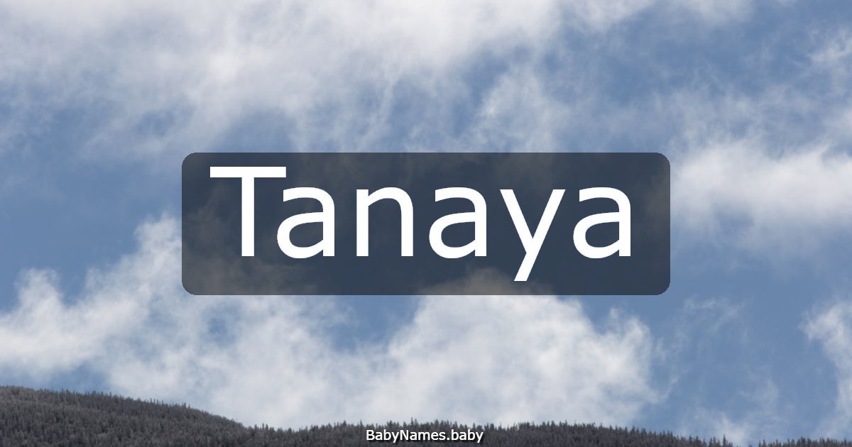 Tanaya